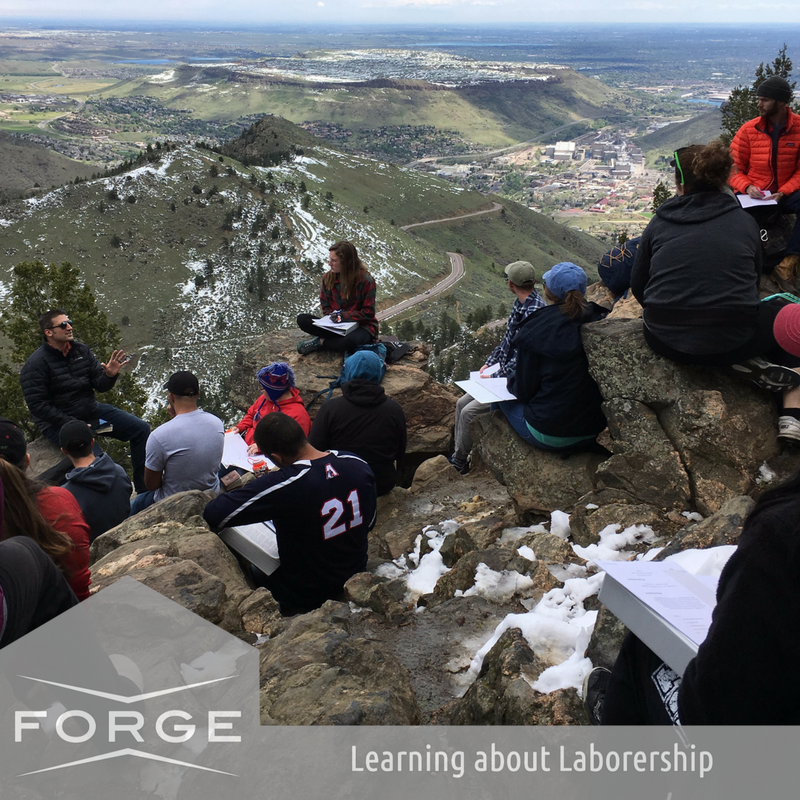 ForgingLives's tweet photo. Today, the #ForgeExperience students are reintroducing themselves to God. How might you need to readjust your view of God? Pray and ask Him! https://t.co/4nqmhusLkD