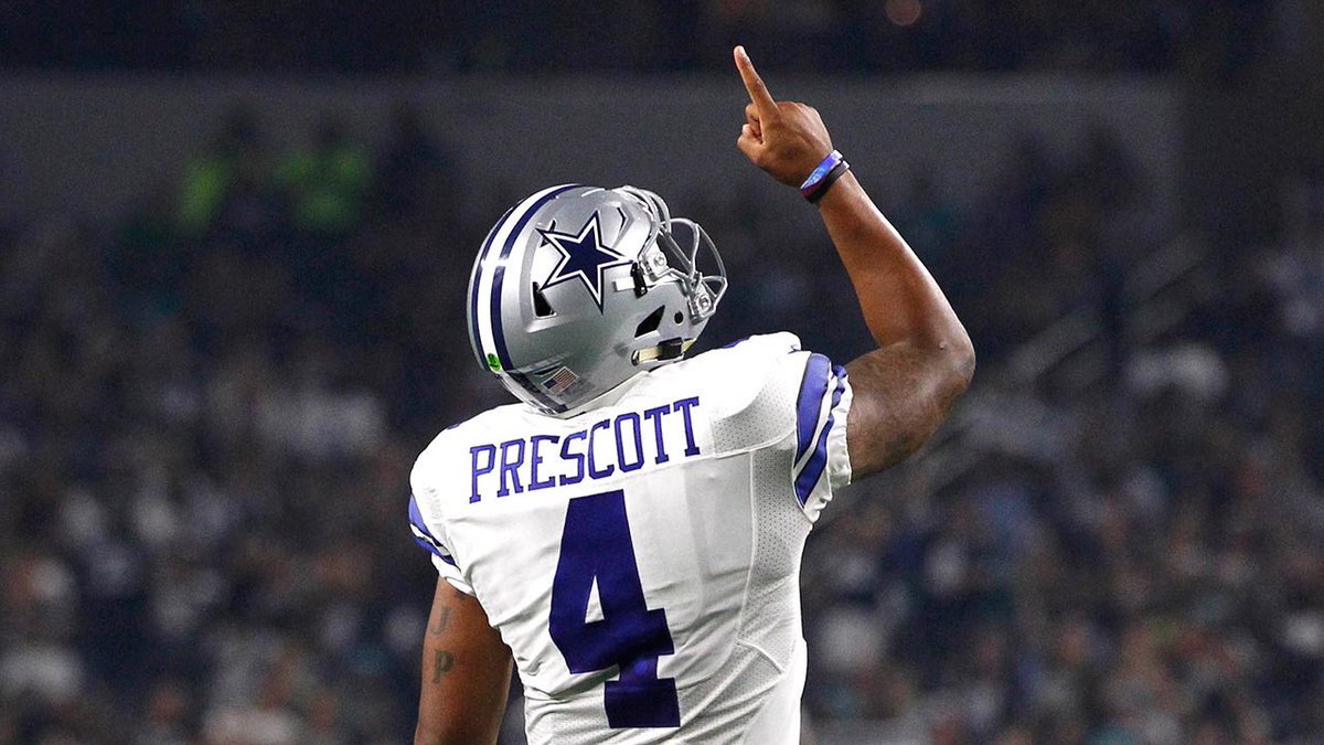 NFLelguapo's tweet photo. Wow ! @dak #Prescotts #2016 #Stats -
67.8 Comp. %
3,667 Yards
23 TDs - 4 INTs
104.9 Passer Rating
That's impressive #NFL #nflfantasy https://t.co/T0jCnOiGi9