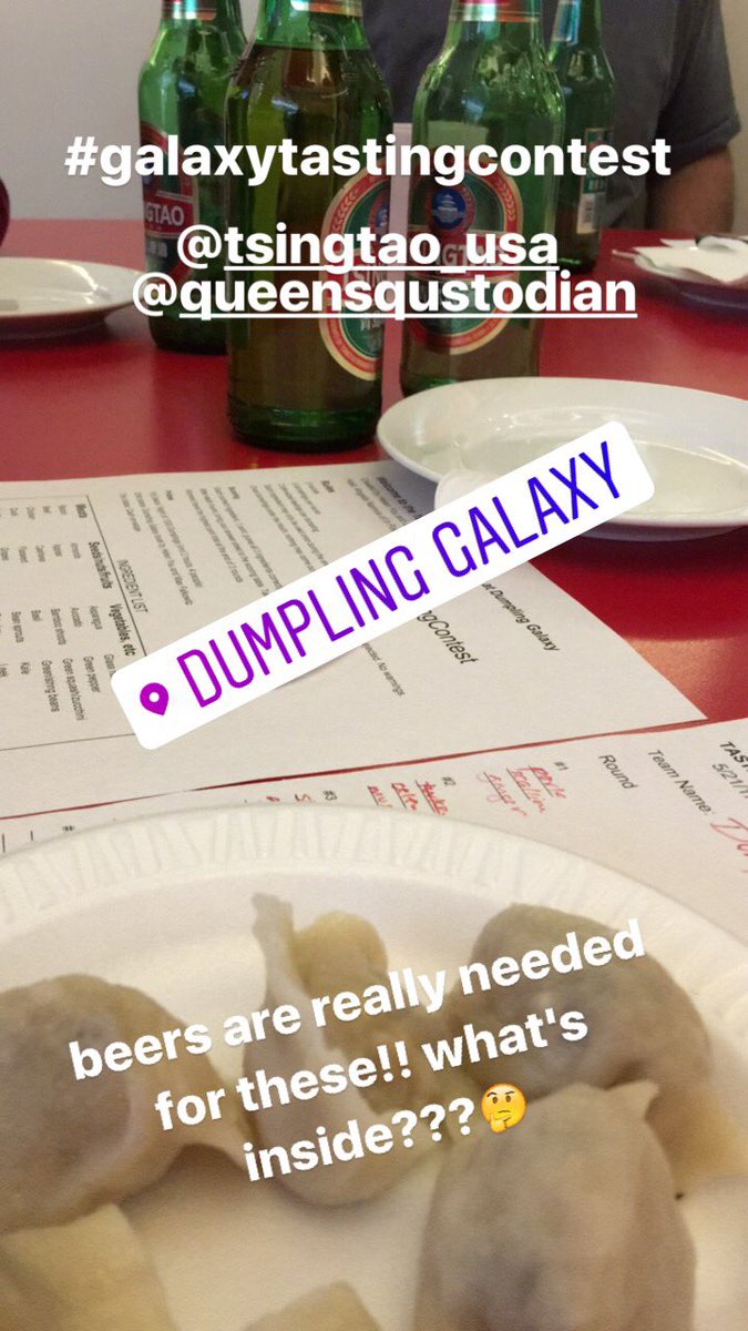 fuelgrannie's tweet photo. #foodie heaven @ #galaxytastingcontest at #dumplinggalaxy with the #dumpling guru himself @JeffOrlick #flushing #queens #dumplings #nom #nyc https://t.co/cfFwabfoBE