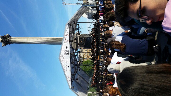 #bmw and London Orchestra in iconic Trafalgar Square was a bit epic today!! Wow