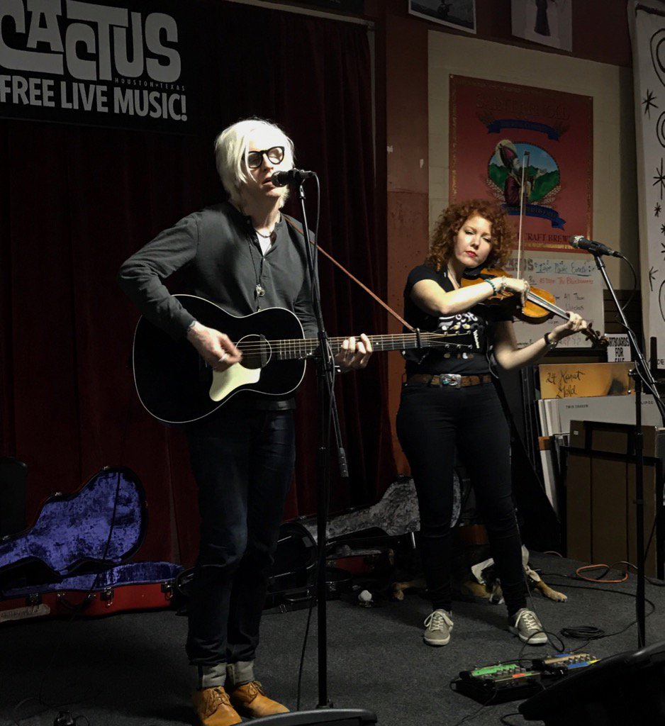 MrRodair's tweet photo. @The_Mastersons play at @cactus_music, where Chris bought his records as a kid! #transientlullaby https://t.co/7BqcNhiSJc