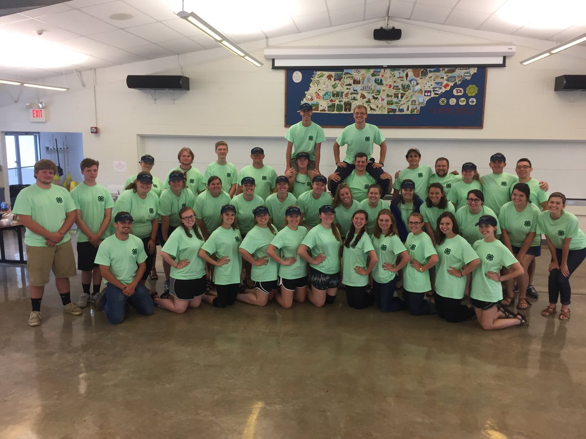 4-H STEM Tennessee (@4hstemtn) on Twitter photo The Tennessee 4-H Camp Staff is ready for you...Are you ready for Camp?  <a href="/4H/">4-H</a> <a href="/4HCampRidley/">Ridley 4-H Center</a> <a href="/clydeyork4hctr/">Clyde York 4H Center</a> <a href="/4HCamp/">Clyde Austin 4-H Center</a> <a href="/UTIAg/">UT Institute of Agriculture</a> The Tennessee 4-H Camp Staff is ready for you...Are you ready for Camp?  <a href="/4H/">4-H</a> <a href="/4HCampRidley/">Ridley 4-H Center</a> <a href="/clydeyork4hctr/">Clyde York 4H Center</a> <a href="/4HCamp/">Clyde Austin 4-H Center</a> <a href="/UTIAg/">UT Institute of Agriculture</a>