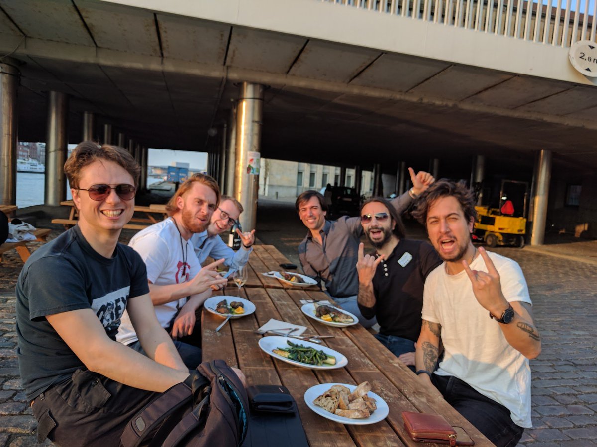 frantic0's tweet photo. The motley crew at #NIME2017 https://t.co/MhqZWG6mhe