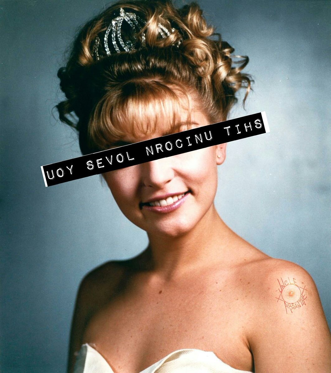 UncleAbsinthe's tweet photo. #shitunicorn #uncleabsinthe #twinpeaks #itshappeningagain #25yearslater #davidlynch #laurapalmer #wrappedinplastic #wowbobwow https://t.co/knVBtdISdd