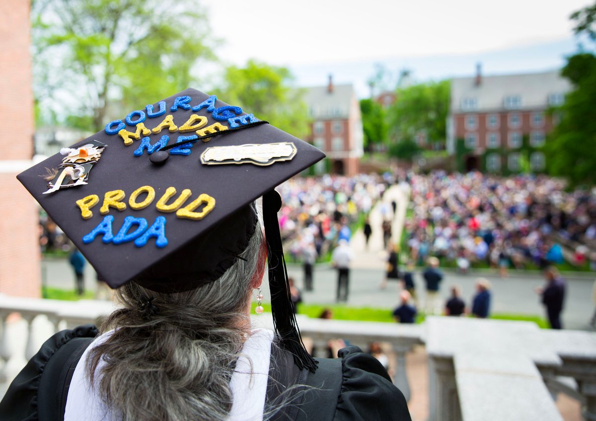 smithcollege's tweet photo. Wrapping up today... the hats! How could we forget the hats? Please share any you captured, too! #Smith2017 https://t.co/RrtNMsSPOd