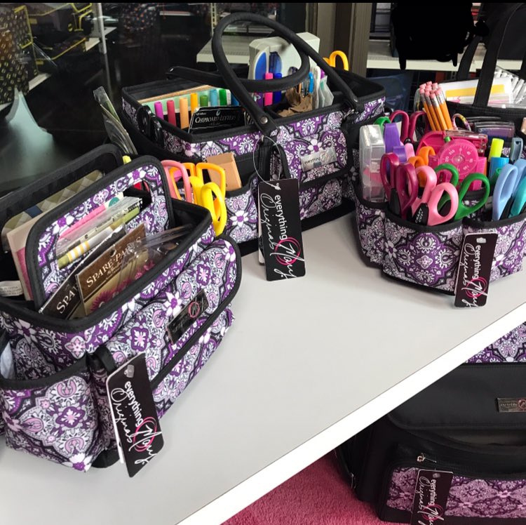 everythingmary's tweet photo. We love our paper crafting line of totes that lets us transport our supplies around our home easily! #happy #everythingmary #paper #crafts https://t.co/oeCjAfSmsu