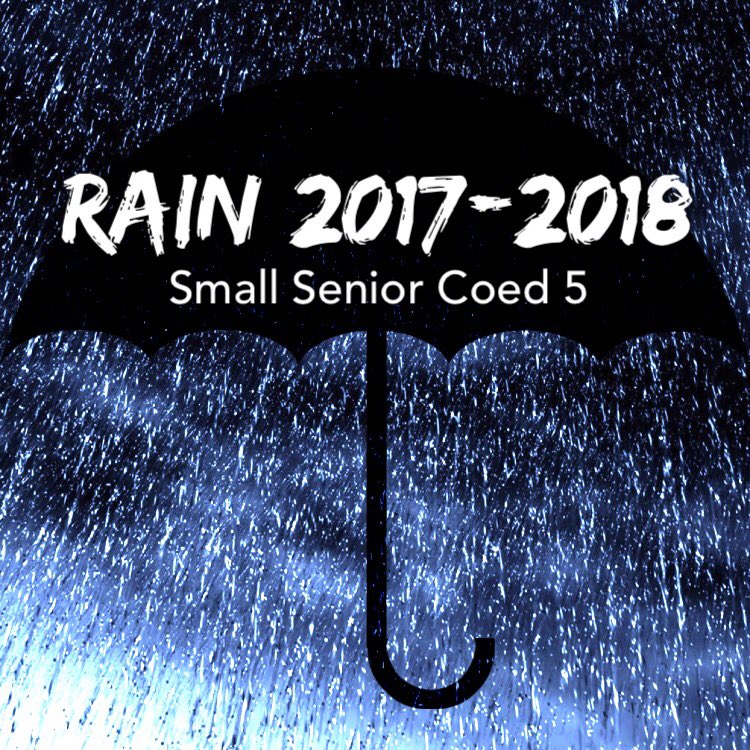 And finally, RAIN returns for the 2017-2018 season! We know these athletes have what it takes and will make it rain this year! ☔️🌧💙