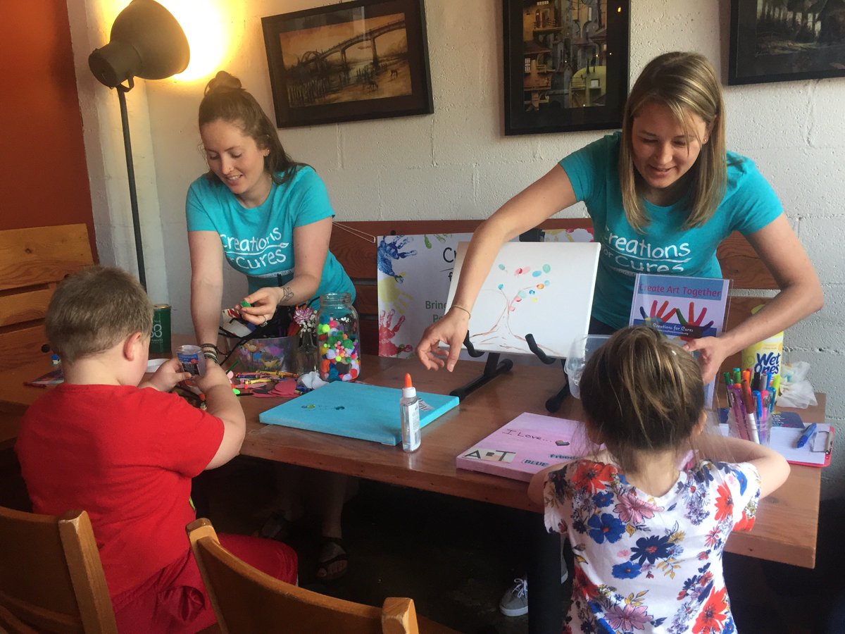 Getting creative on a perfect sunny day here in Portland supporting <a href="/StBaldricks/">St. Baldrick's Foundation</a>