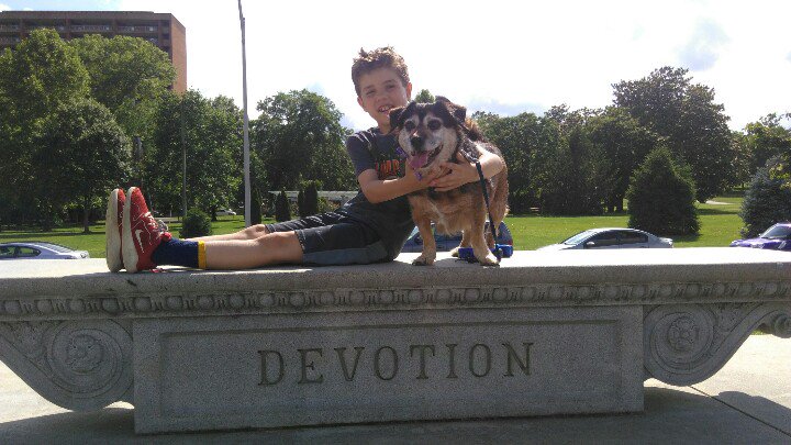 Brian_Ob5's tweet photo. Bucky is a dog of many traits https://t.co/cSP6uoq2yd