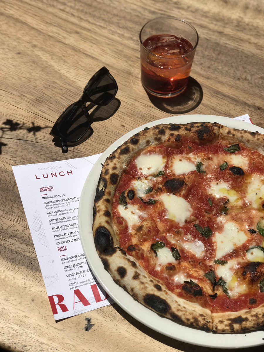 BLOWN away by my @contradasf #brunch. ❤️ the stunning deck vibe &amp; Chef Jason's amazing #eats!! French toast, bfast pizza &amp; eggs Benedict