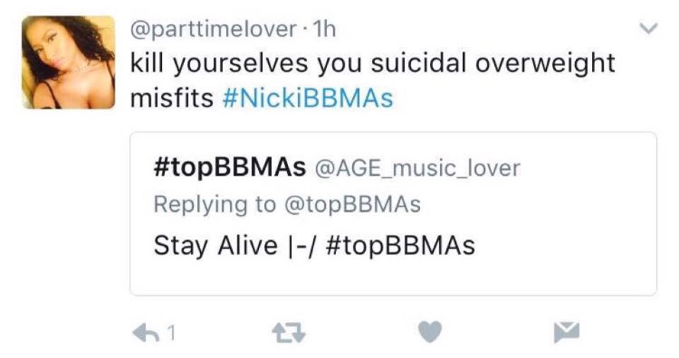votetopforbbmas's tweet photo. this is why we're gonna win, we're not like this. #topBBMAs https://t.co/biPcifaB1s
