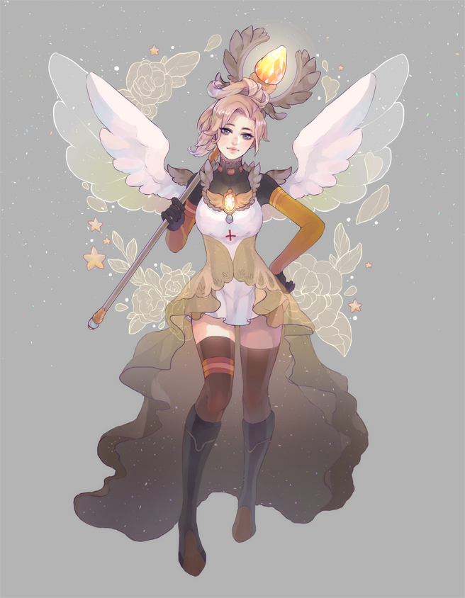 jaakotodile's tweet photo. magical girl mercy https://t.co/pu5nzXkGeI
