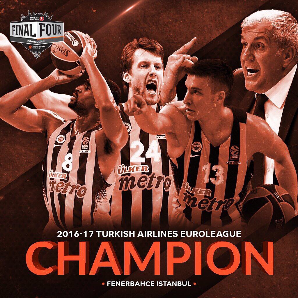 EuroLeague finalinde Avrupa Şampiyonu olan FBBasketbol Takımımızı gönülden kutluyoruz.Ülkemize bu gururu yaşatan herkese sonsuz teşekkürler!