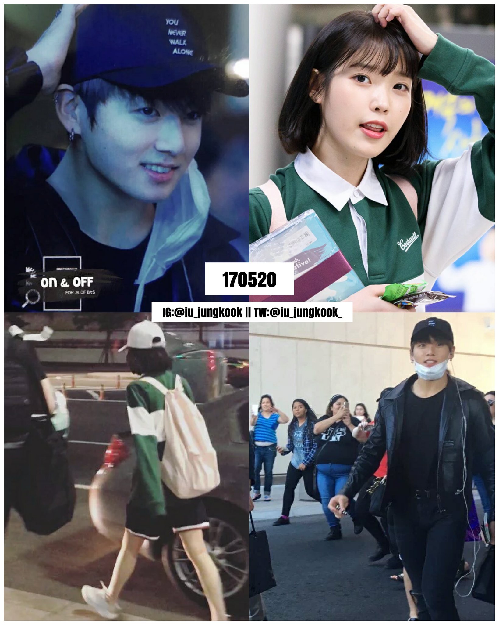 IU💖JK•• on Twitter: "Yesterday babies at airport 🙇💕 JK at Los Vegas