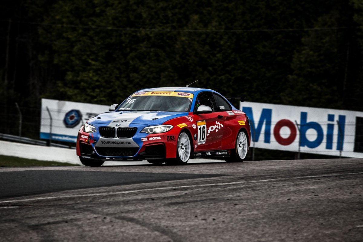Lots of rain out today - but that isn't slowing Jeff Kingsley down. #Motorsport #BMW
