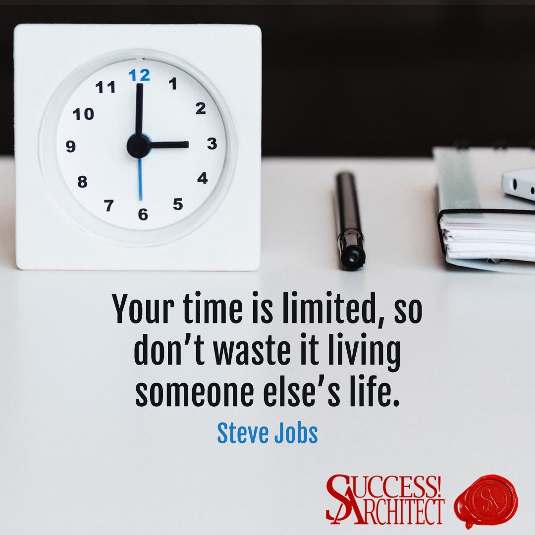 Time is gold, and that gold is yours! Spend it wisely. #successarchitect #livelifebydesign #yourcorner #matthewbrown
