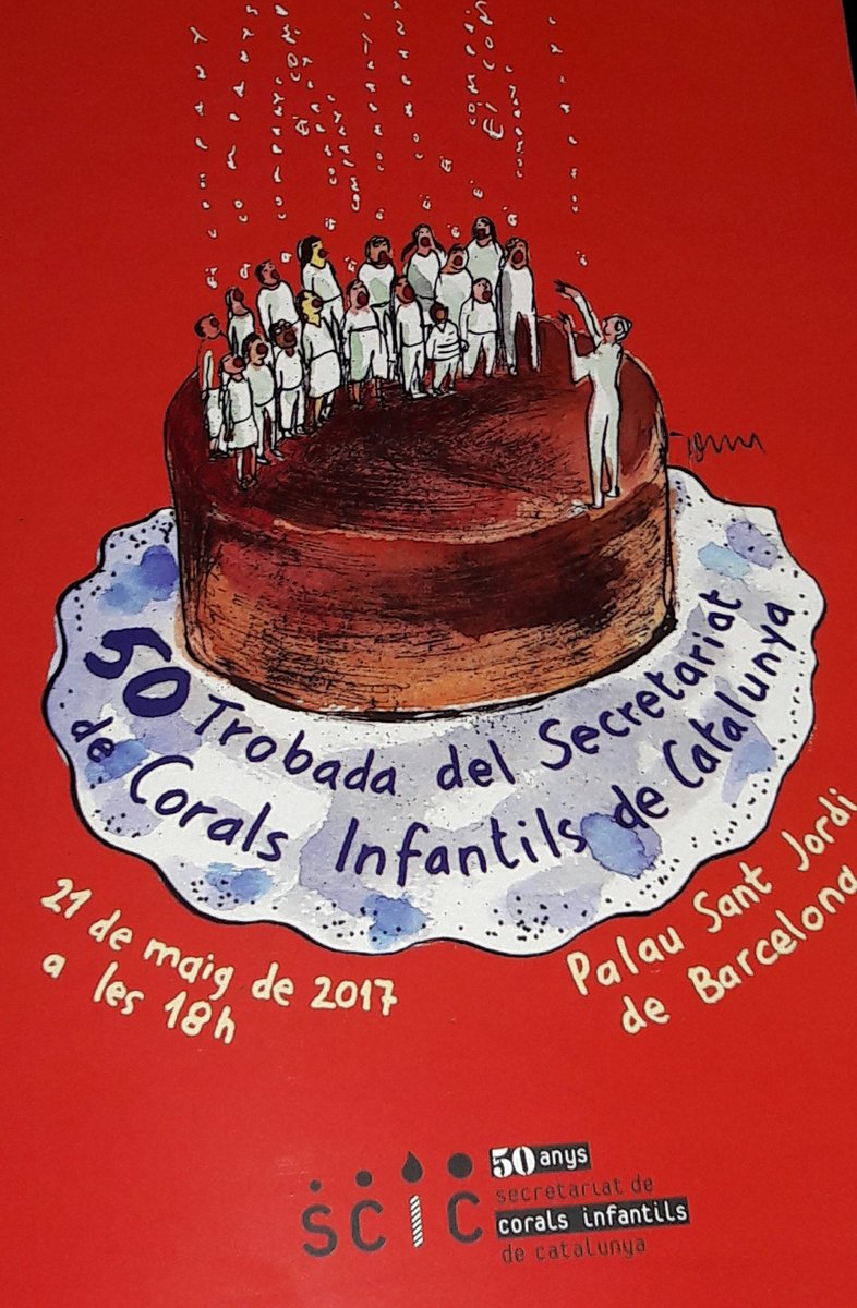 jaume_fabro's tweet photo. Felicitats @coralsinfantils pels 50 anys! Enhorabona a t@ts els que ho heu fet possible @orfeogracienc #coloraines #cantaires https://t.co/lvgGosom0v