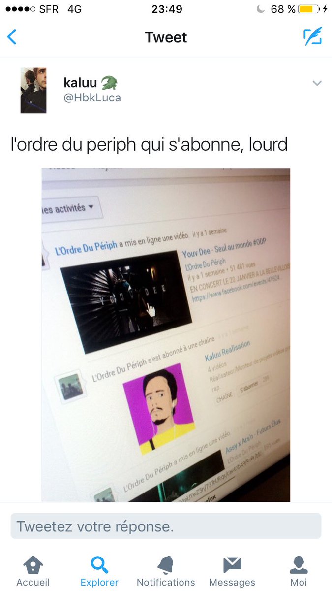 Monkey_D_Youv's tweet photo. @HbkLuca reste calme oublie pas t'as mouillé pour une erreur de clic t'étais fier t'as mis ca sur tout tes réseaux 😘 https://t.co/ujlkMG0SWZ