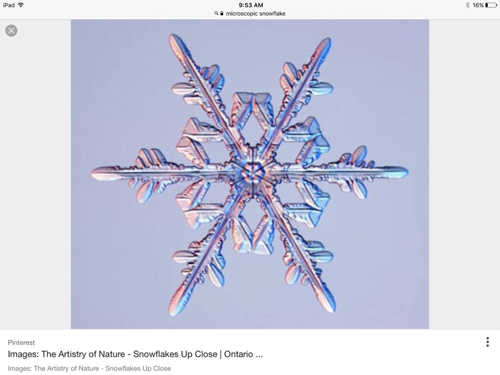 RSSRoom7's tweet photo. @joyofscience1 This is a microscopic snowflake #sciencerss #reaganb https://t.co/10f3MUxMaq