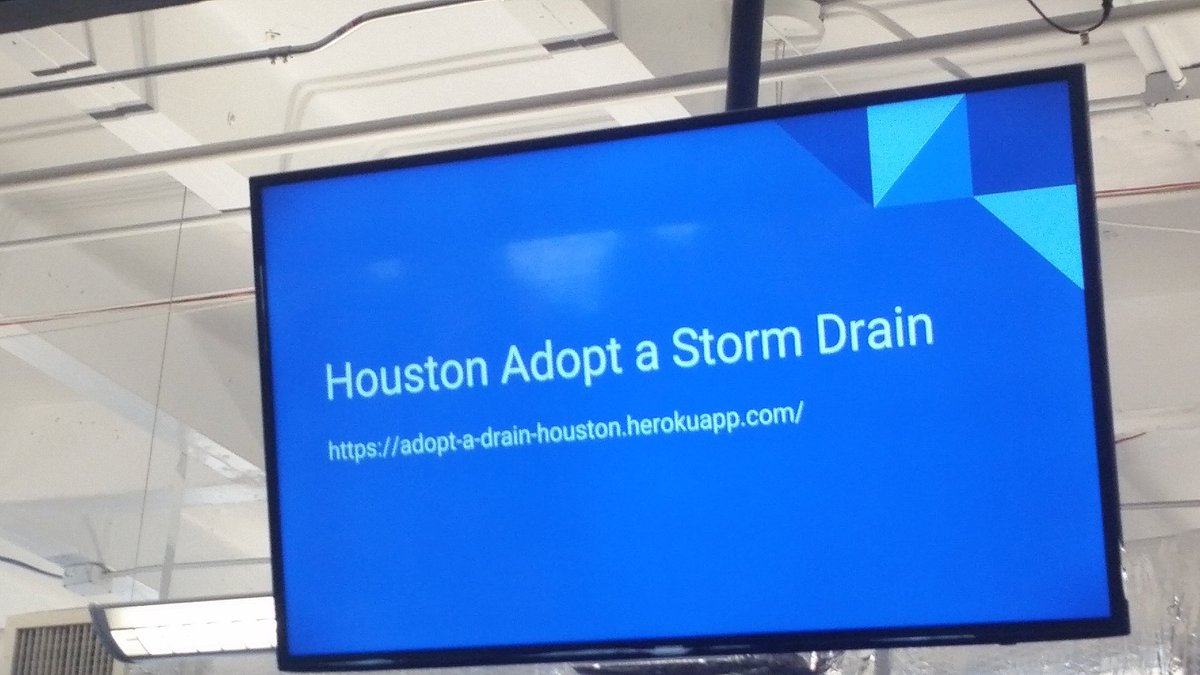 dotconnecter's tweet photo. Congrats winner Adopt a Storm Drain V5 #HouHack - from your post innovation to market resource @HouTechCenter https://t.co/pEtJgLKiJY https://t.co/n6S3rGFbsD