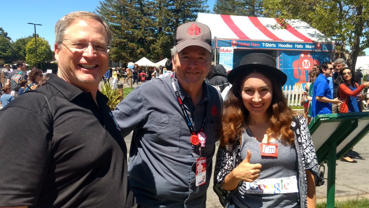Sarqeles's tweet photo. Best Maker Faire yet! #cccmaker @dalepd @maker #makerfaire2017 https://t.co/g1xKvgVzQm