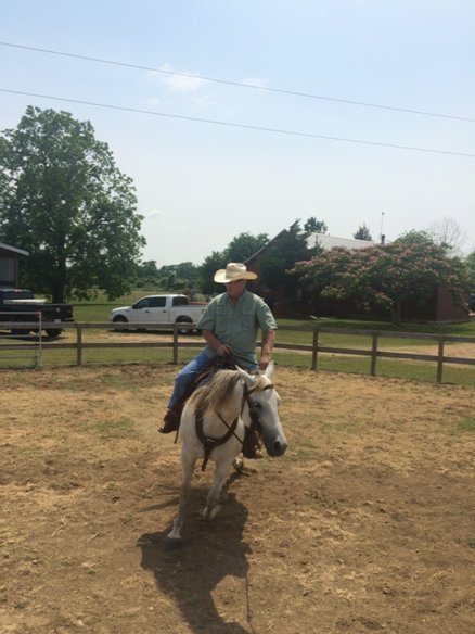 marty_mosher's tweet photo. First riding lesson with steve Moreland of Cowboy Church of Brenham #stayedon allthingsallmensavesome https://t.co/UuLkHBjDVX