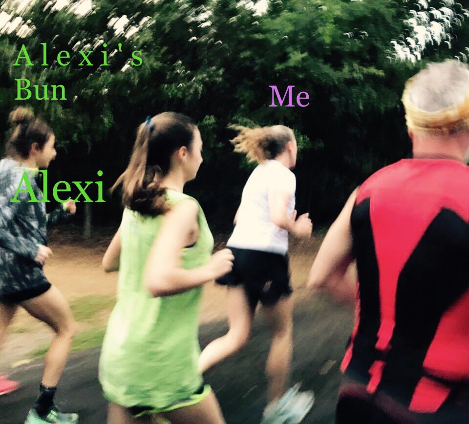 K2Runs's tweet photo. That time I ran so fast I was just a blur in front of @AlexiPappas! 😊#20YearsofRAW #RunGrapevine #PlayGrapevine #BeBrave #Community #Run https://t.co/eEBWYdNtEi
