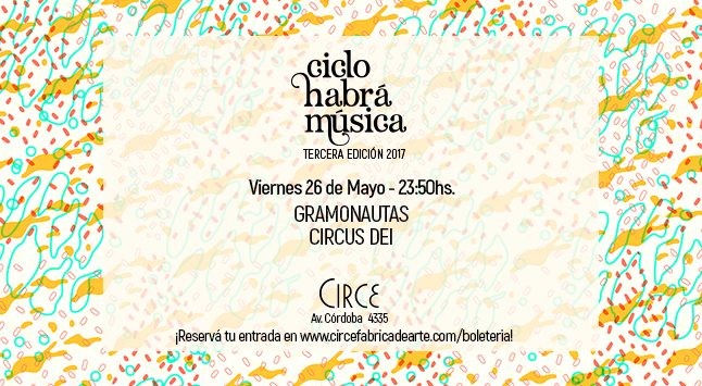 RLaOtra's tweet photo. #AgendaRLO | 26 Mayo 23.50 hs | Habrá Música: Circus Dei + Gramonautas 👇
https://t.co/4ihuag6S9N https://t.co/ZyUDEsV3o8