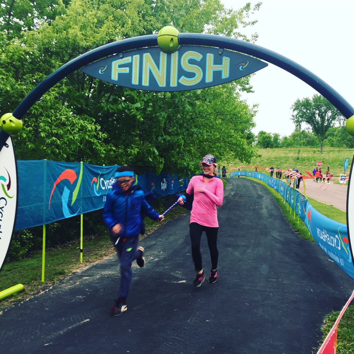 Y_AdventureLab's tweet photo. Our first #RESILINATOR finishers! #iamcyclehealth https://t.co/sCXJfCW0Gw