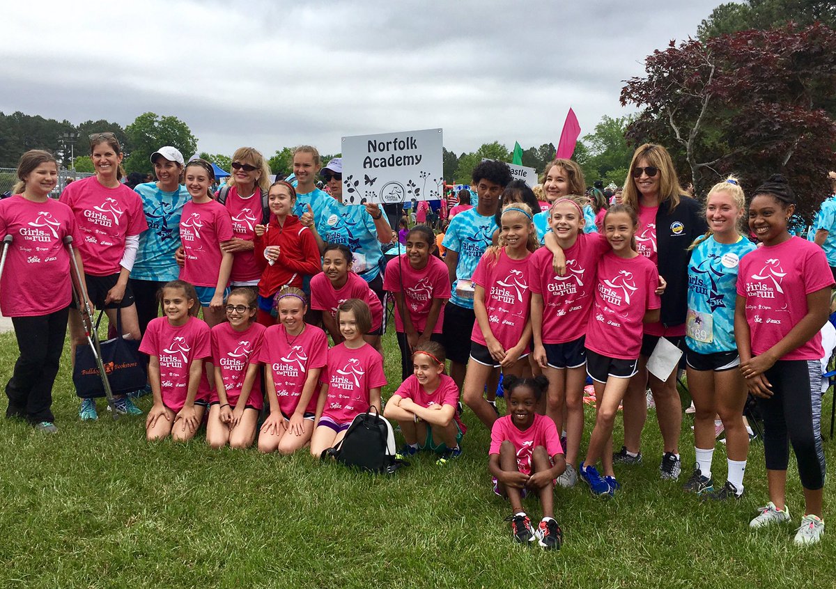 NALowerSchool's tweet photo. Congratulations to our Girls on the Run Team! So proud of their hard work &amp; dedication. And finished with a 1st (Kate) &amp; 6th place (Addie)! https://t.co/XV0jjiA2Ck