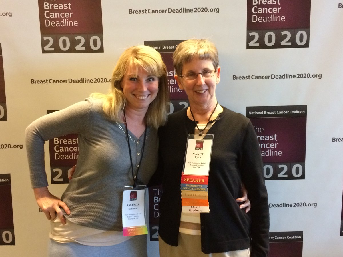NHBCC1's tweet photo. NHBCC members Amanda Simpson &amp; Nancy Ryan after meeting with https://t.co/mT1HfGzYTF Lyerly. #NBCCSummit #BCD2020 https://t.co/mg0S0fLzGI