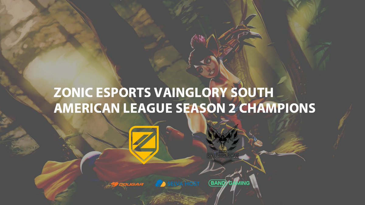 zonicesports's tweet photo. #GGWP - #ZonicVG wins the #VSAL Grand Finals to take home Season 2! Well played @AggressiveVG!
#GoZonic #SouthAmericanChampions https://t.co/XDDYqzguOk