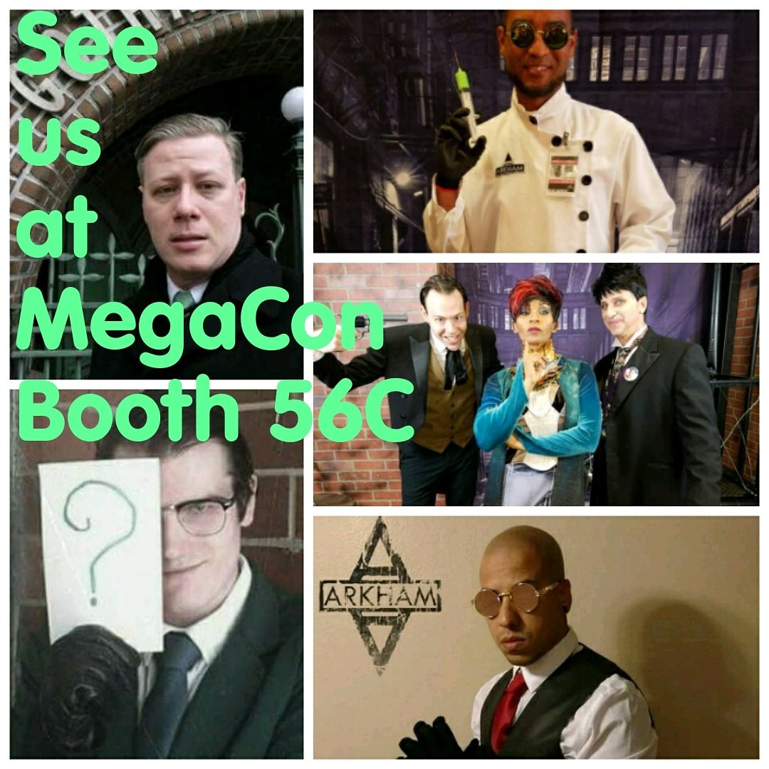 CosACommotion's tweet photo. It is this week! @MegaConvention is happening. Find us at #56C, we are waiting for you! #CosACommotion @Gotham https://t.co/0etZh0RV3y
