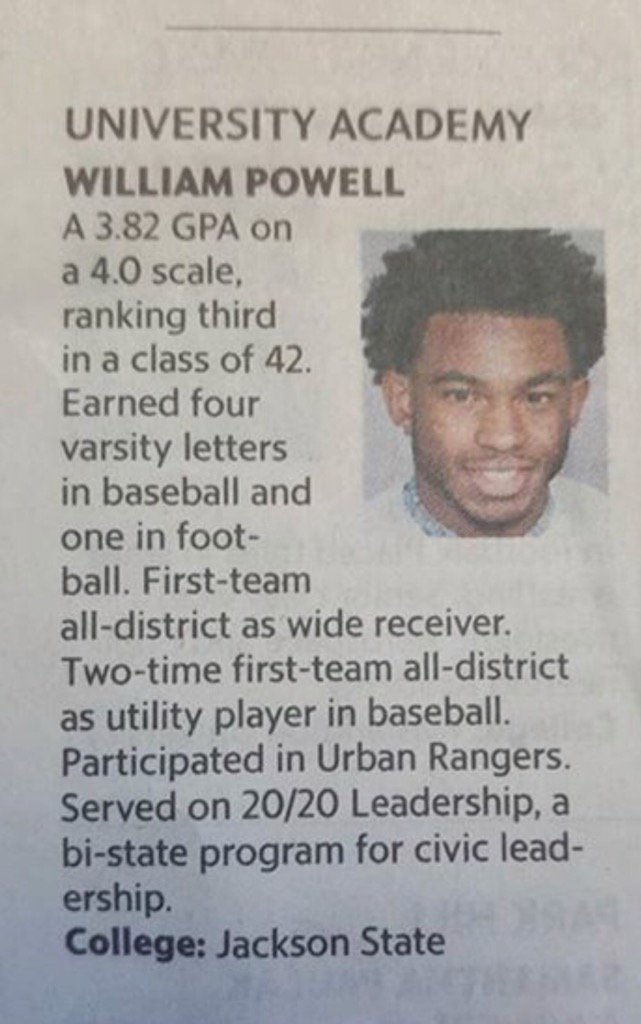 GreshamjUa's tweet photo. Congrats to Will Powell in getting KC Star Scholar Athlete for University Academy!! https://t.co/5Qld43MC39