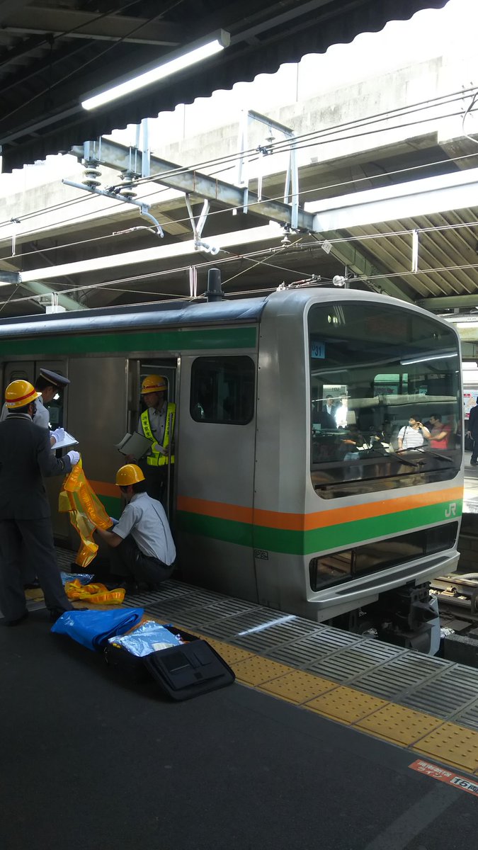 赤羽駅の人身事故により湘南新宿ラインがダイヤ乱れ 赤羽駅の人身事故により湘南新宿ラインがダイヤ乱れ