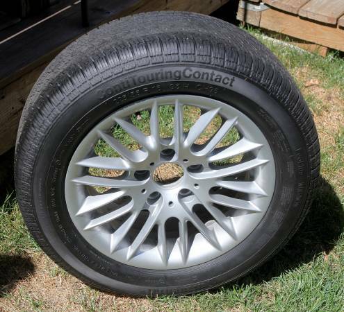 225/55R16 #Tire &amp; #BMW #530i #Wheel: QR Code Link to This Post One – Brand New, never installed, OEM BMW 530i Wheel… goo.gl/eX97tl