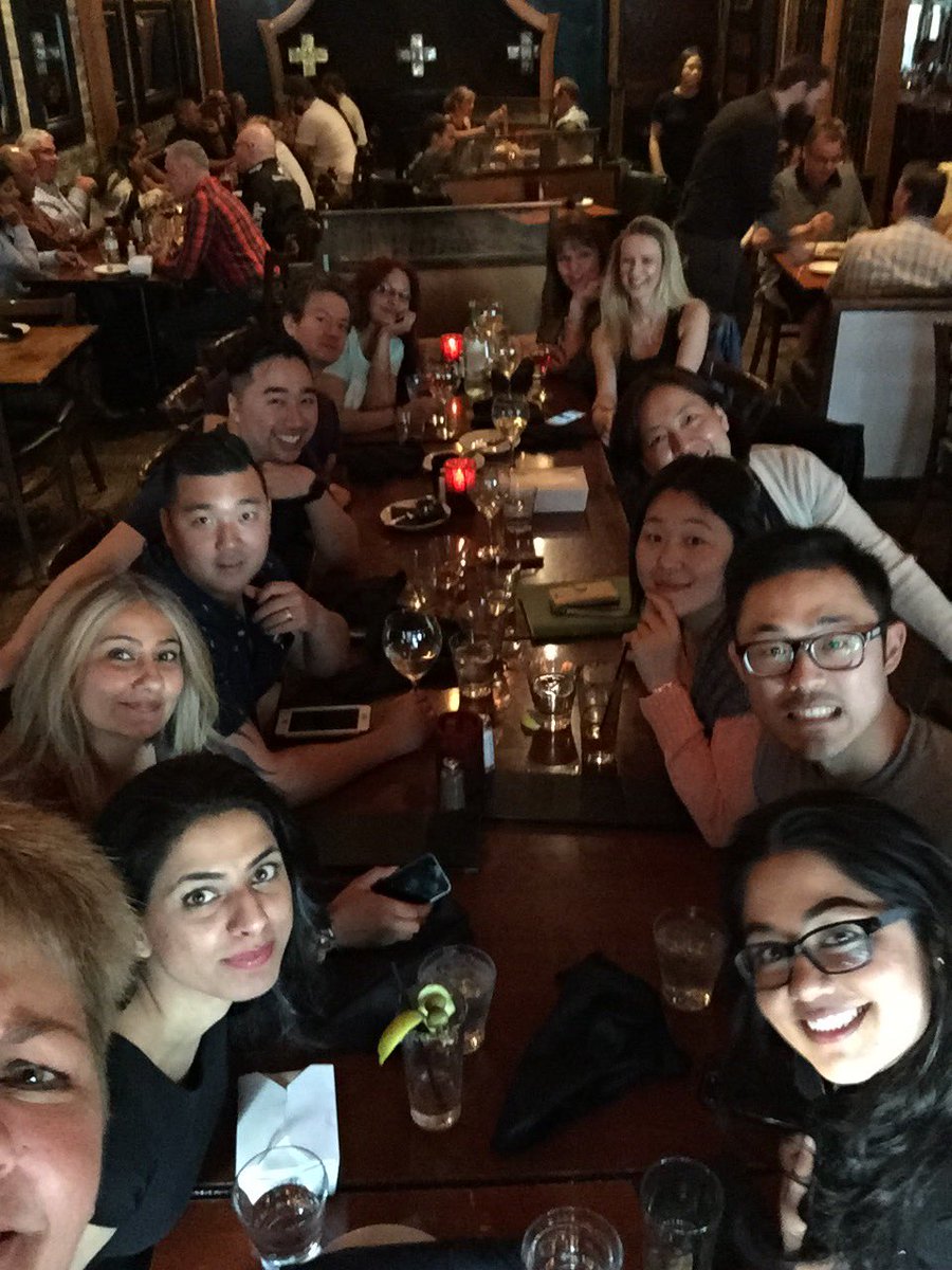 Awesome employees. Awesome dinner at the Vault and then onto the Henry for some celebrations. #employeeappreciation