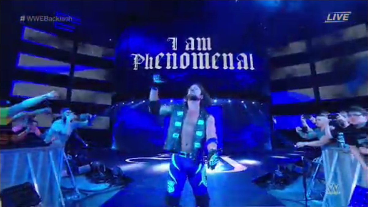 PatsFanBE's tweet photo. Once again AJ Styles put in a phenomenal performance against Kevin Owens. Can't wait for more between the two.#owensvsstyles #AJStyles https://t.co/KEBDDDYwqF