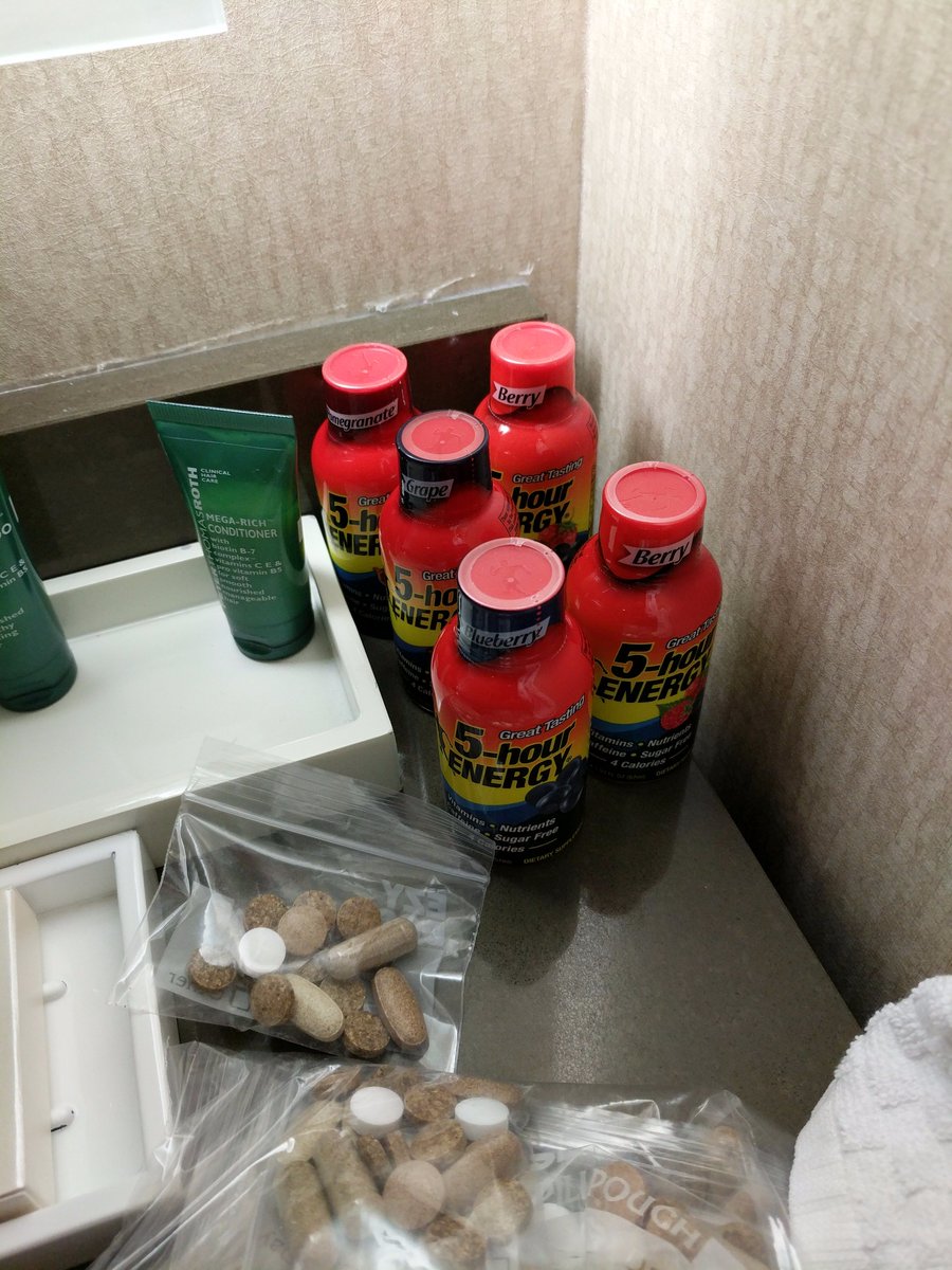 NJKirchner's tweet photo. Must be time for #NIWeek !! @mballa supplements and b12 https://t.co/TBWGzvSkiY