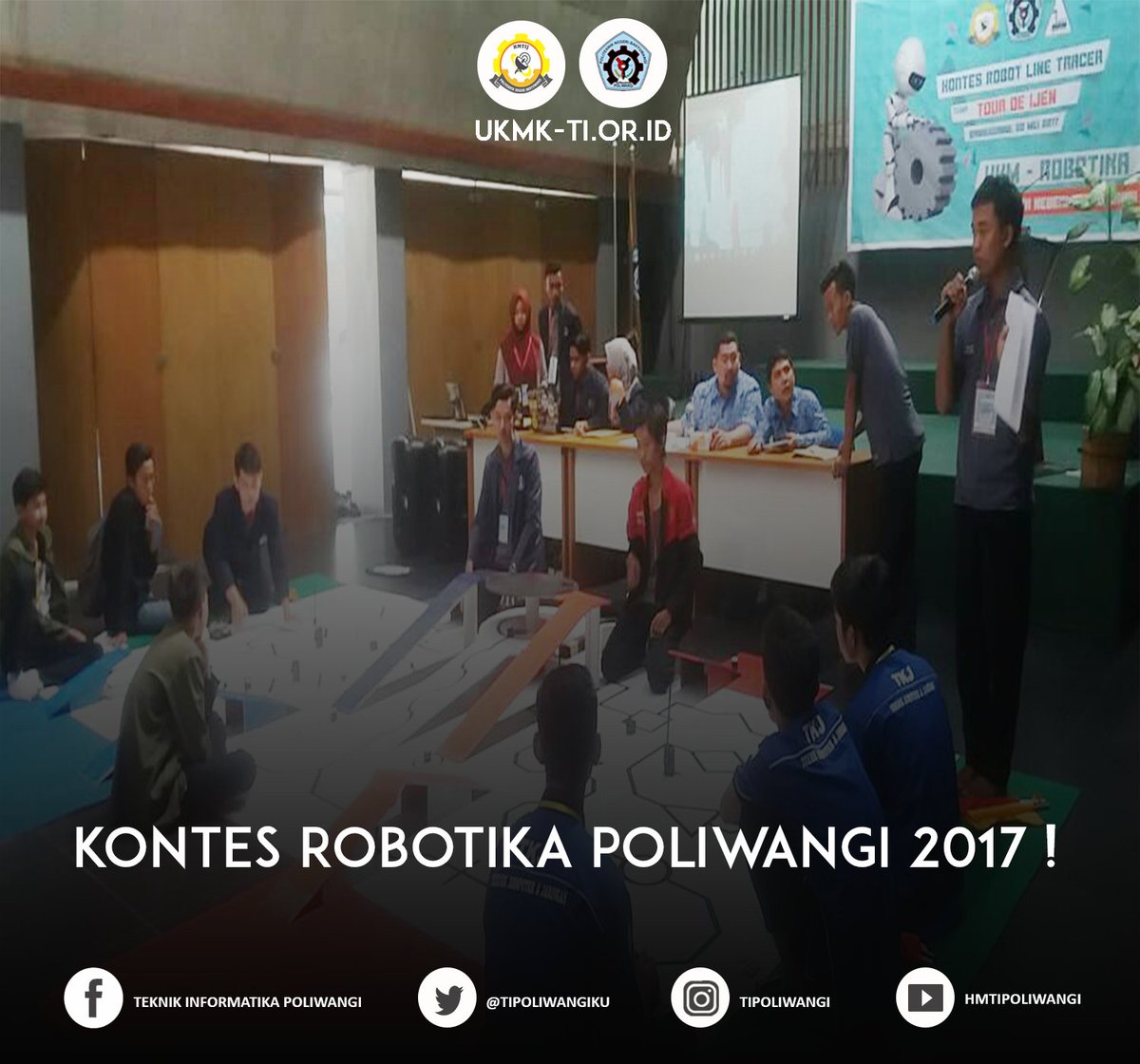 Poliwangi Robotics Contest is on going ! #banyuwangi #poliwangi #tipoliwangi #robotika
