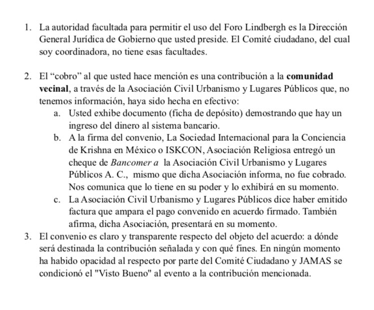 <a href="/ZuleymaHuidobro/">Zuleyma Huidobro</a> <a href="/DelCuauhtemoc/">Cuauhtémoc Del Moral</a> <a href="/RicardoMonrealA/">Ricardo Monreal A.</a> @lvalle251 <a href="/Chelminsky/">Aliza Chelminsky</a> <a href="/JavierH_DGA/">Javier Hidalgo</a> <a href="/gilencinas/">Gilberto Encinas</a> <a href="/nenulo/">Néstor Núñez</a> @ErnestoP_RC <a href="/RafaelLunaSP/">Rafael Luna</a> @reformaciudad Buenas noches, Zuleyma. Hacemos las siguientes aclaraciones a lo que menciona por esta vía y que es información imprecisa.