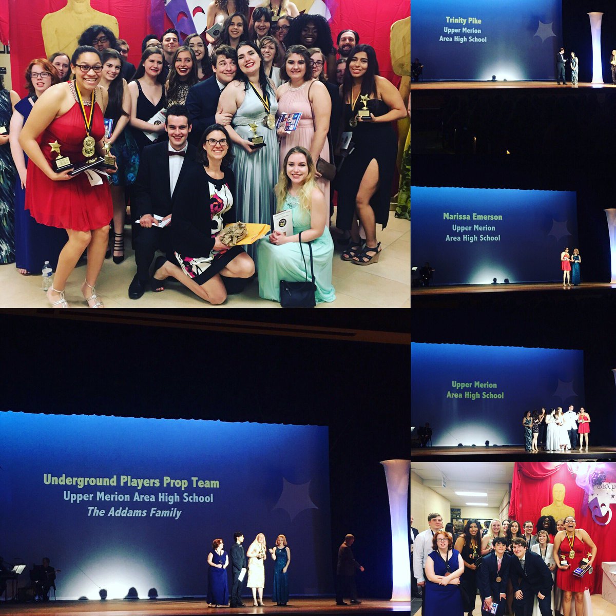What a night! Four winning categories at the Cappies Gala! Go UM! #undergroundplayers  #umahs