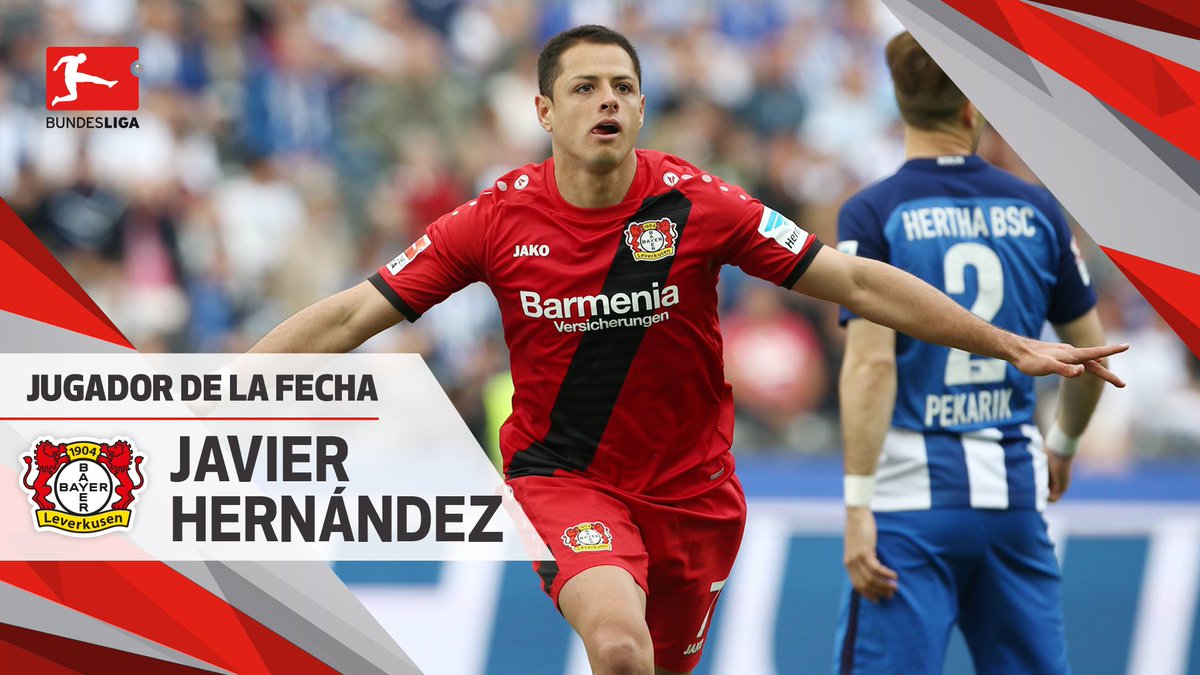 Bundesliga_ES's tweet photo. ¡@CH14_ 🇲🇽 de @bayer04_es es el último #BLMVP de la temporada de la #Bundesliga! ¡FELICITACIONES! 👏👉 https://t.co/UsJzULbfgb https://t.co/bmkrTTuEVe