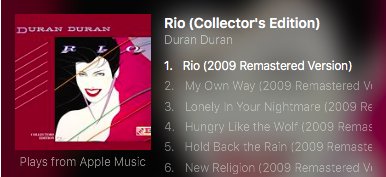duranduran's tweet photo. On sale through May 26th for $9.99 in the iTunes US store. #rio35 https://t.co/TI73BPzXzU https://t.co/80EryAhyJi
