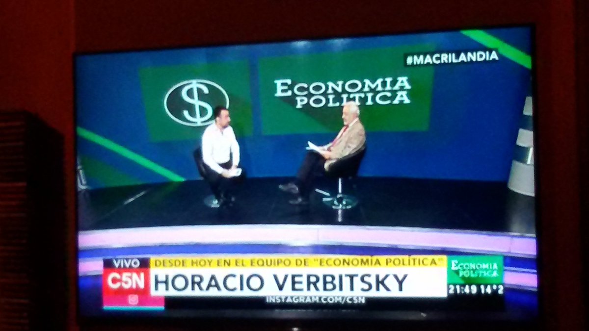 raquelyortiz's tweet photo. Lo mejor @C5N @EPolitica @robdnavarro y el mejor Periodista de Investigación HoracioVerbinsky,en #MACRILANDIA la de un #PresidentePerverso https://t.co/9gNDwrBDIJ