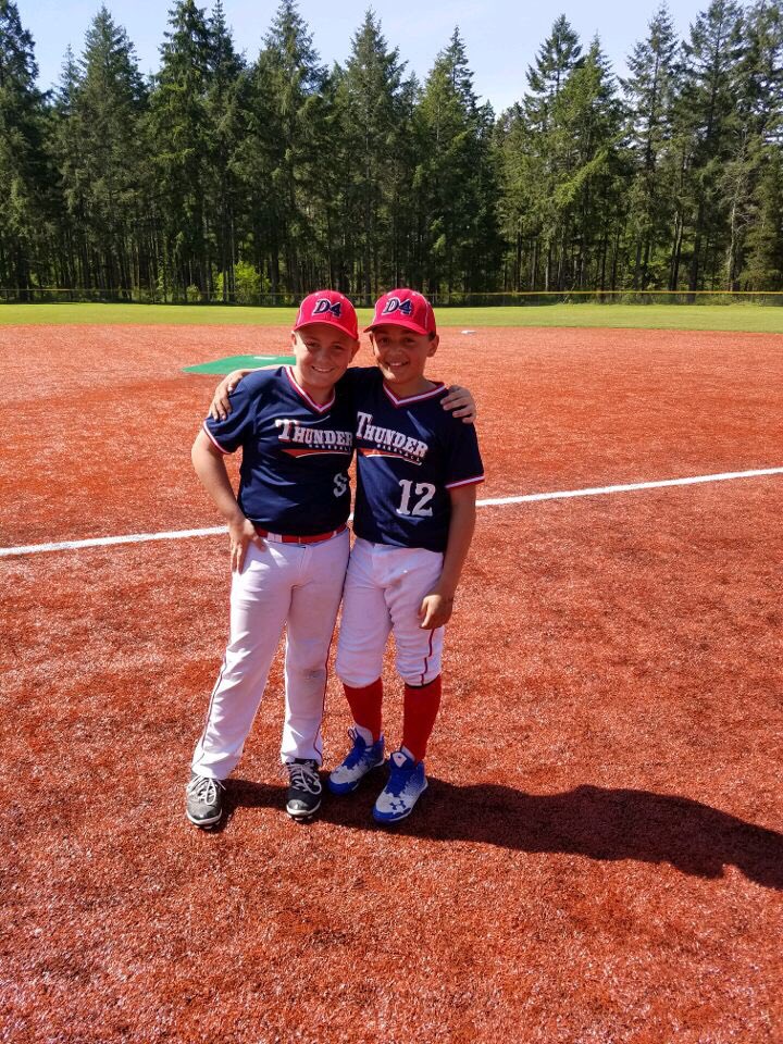 Congrats to Jayden and Donovan for a combined perfect game for the D4 12s!  Just wow!  #compete #so proud