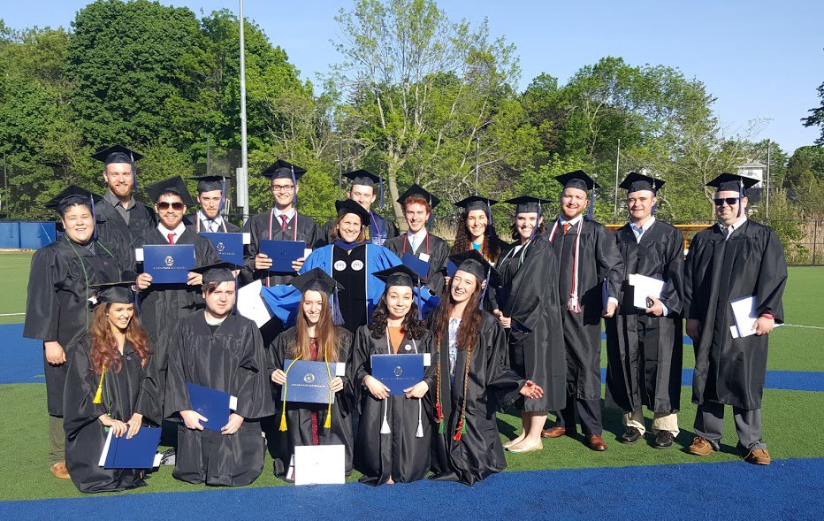 SSUHistory's tweet photo. A hearty congratulations to all of our new History graduates! #salemstate17 https://t.co/jqU2712UjE