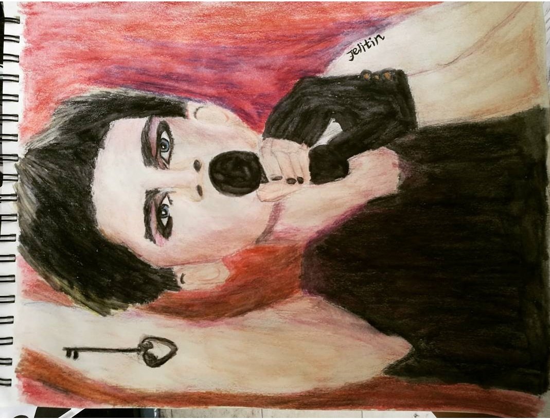 I love that live❤️outlaws of love.I believe that love has no gender🙏 <a href="/adamlambert/">ADAM LAMBERT</a> #adamlambert #drawing #fanart