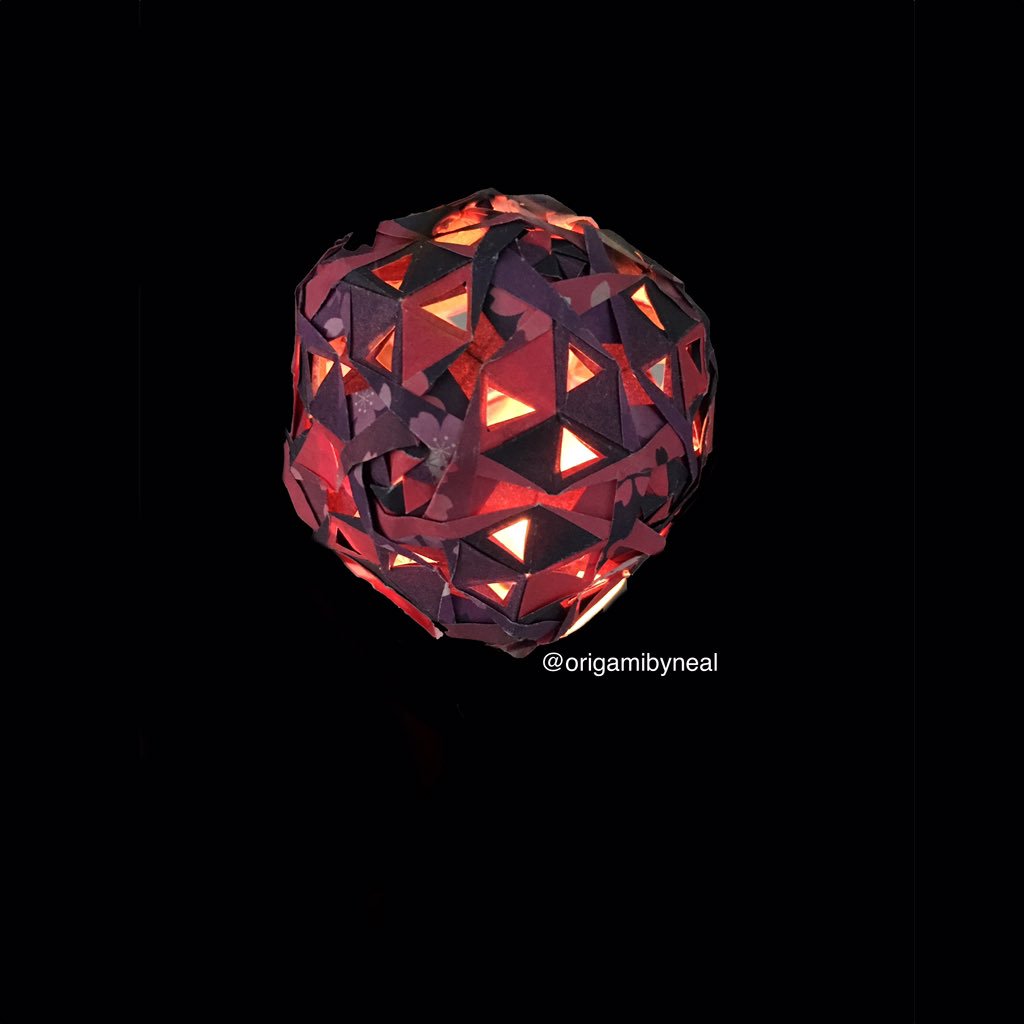 origamibyneal's tweet image. Lit up! #functionalmodels