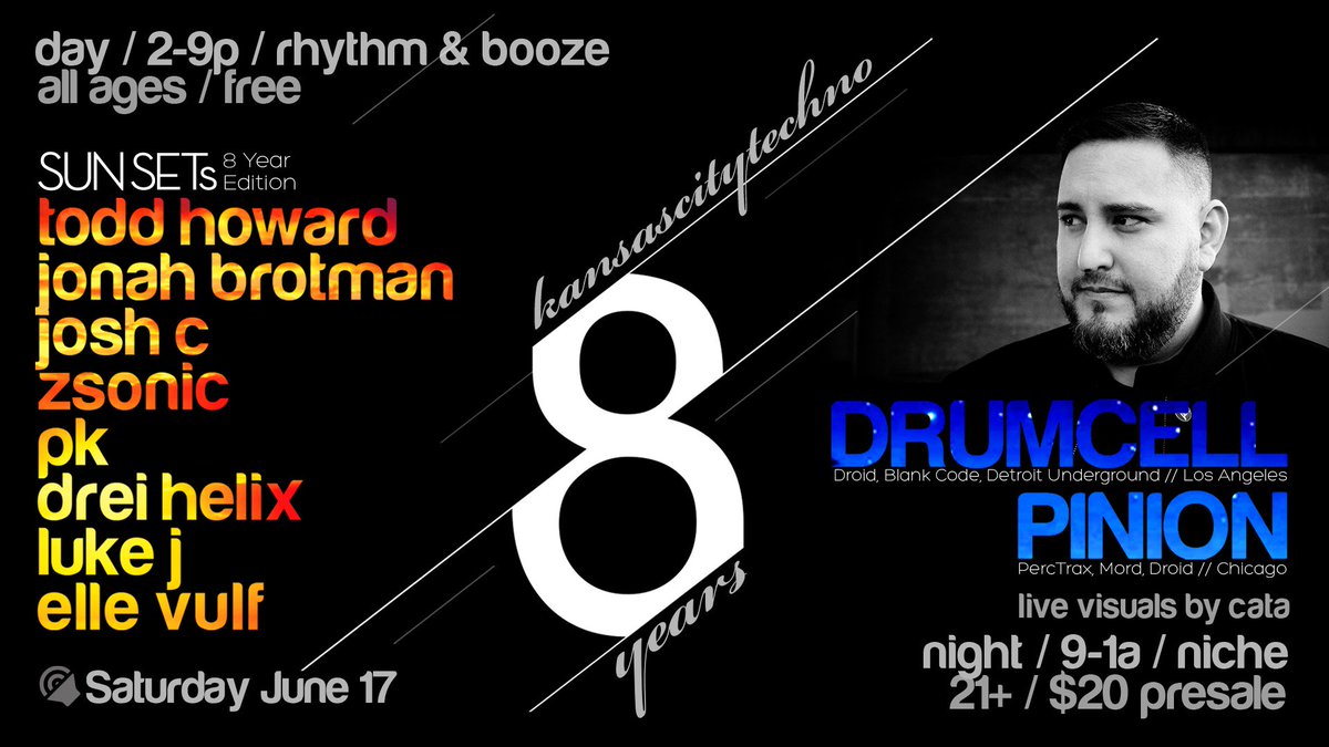Rheostatus's tweet photo. #kansascitytechno is throwing a party with @drumce11 and @_Pinion https://t.co/wvu8ve5vK8 https://t.co/5225VfaODG